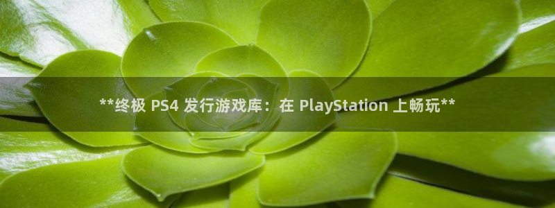 蓝狮在线游戏平台介绍：**终极 PS4 发行游戏库：在 PlayStation 上畅玩**